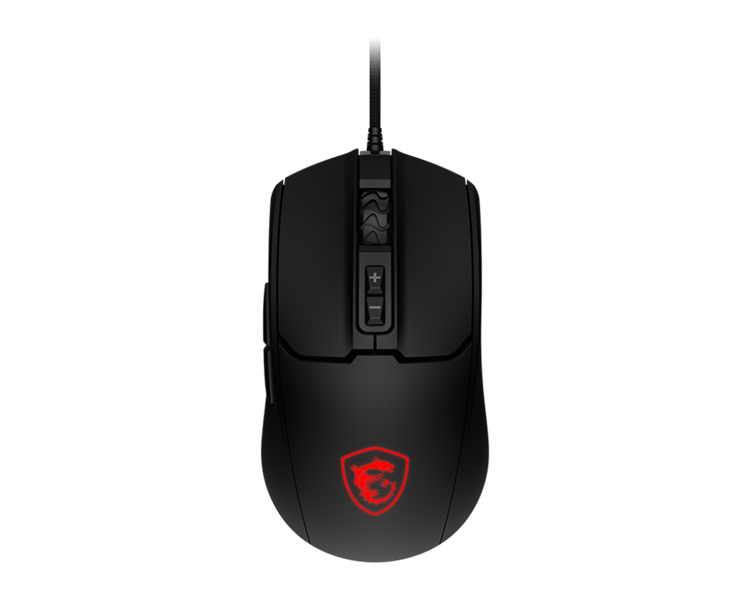 MSI Мышь проводная Mouse MSI FORGE GM100, Wired, 108g, DPI 6400, Symmetrical design, black