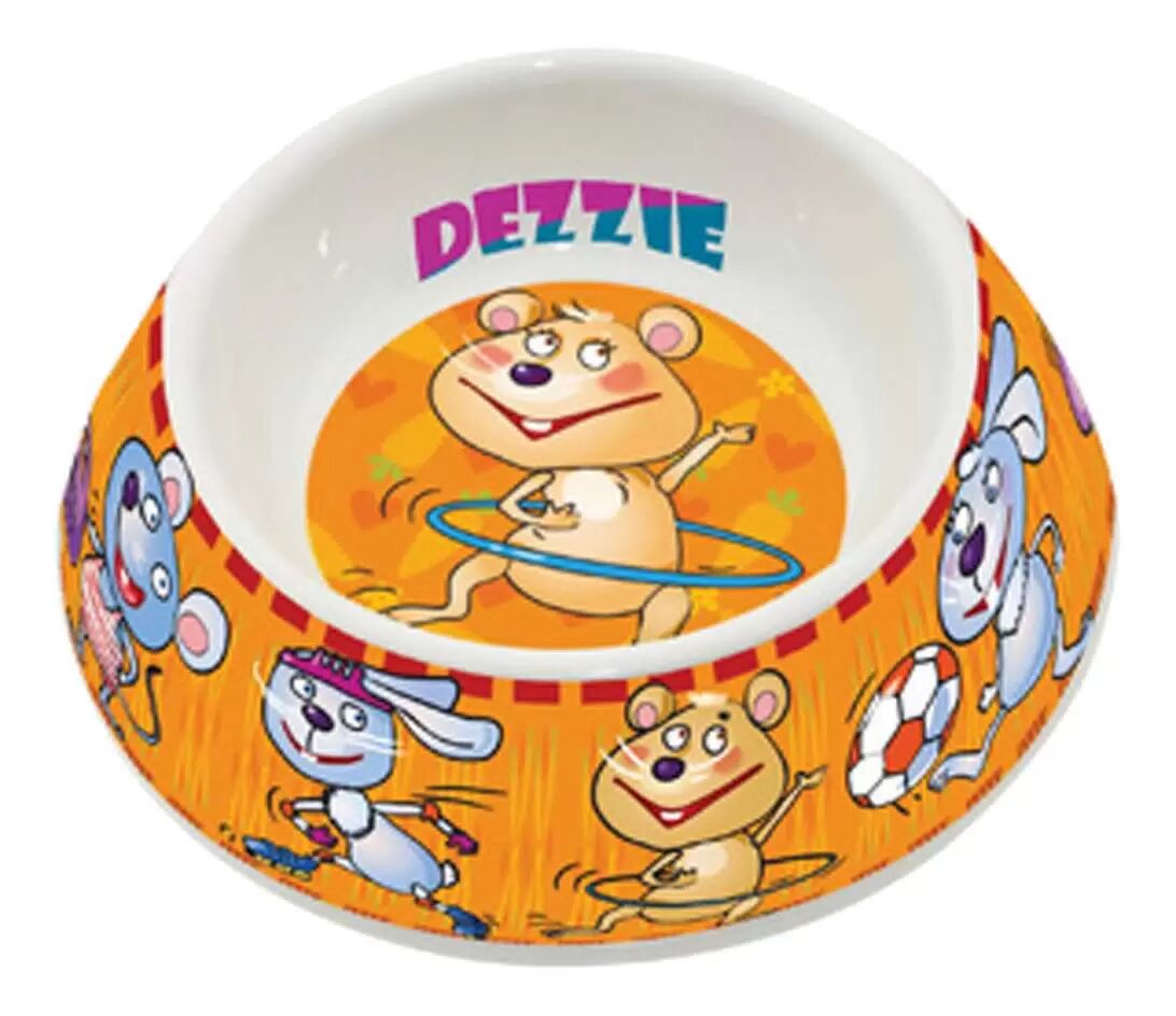 Миска №1 меламиновая 'Мышонок' 100мл d=12см для грызунов