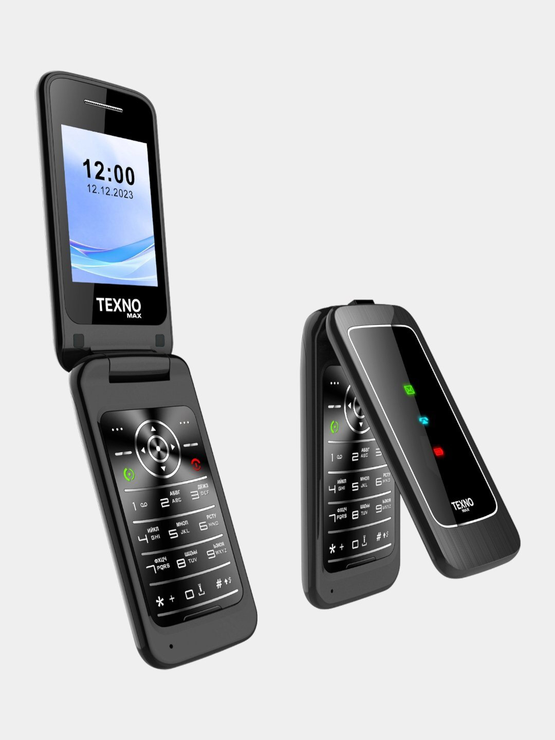 Телефон Texnomax MAX 22, с двумя фонариками и 2 SIM-картами, 1000 мА/ч
