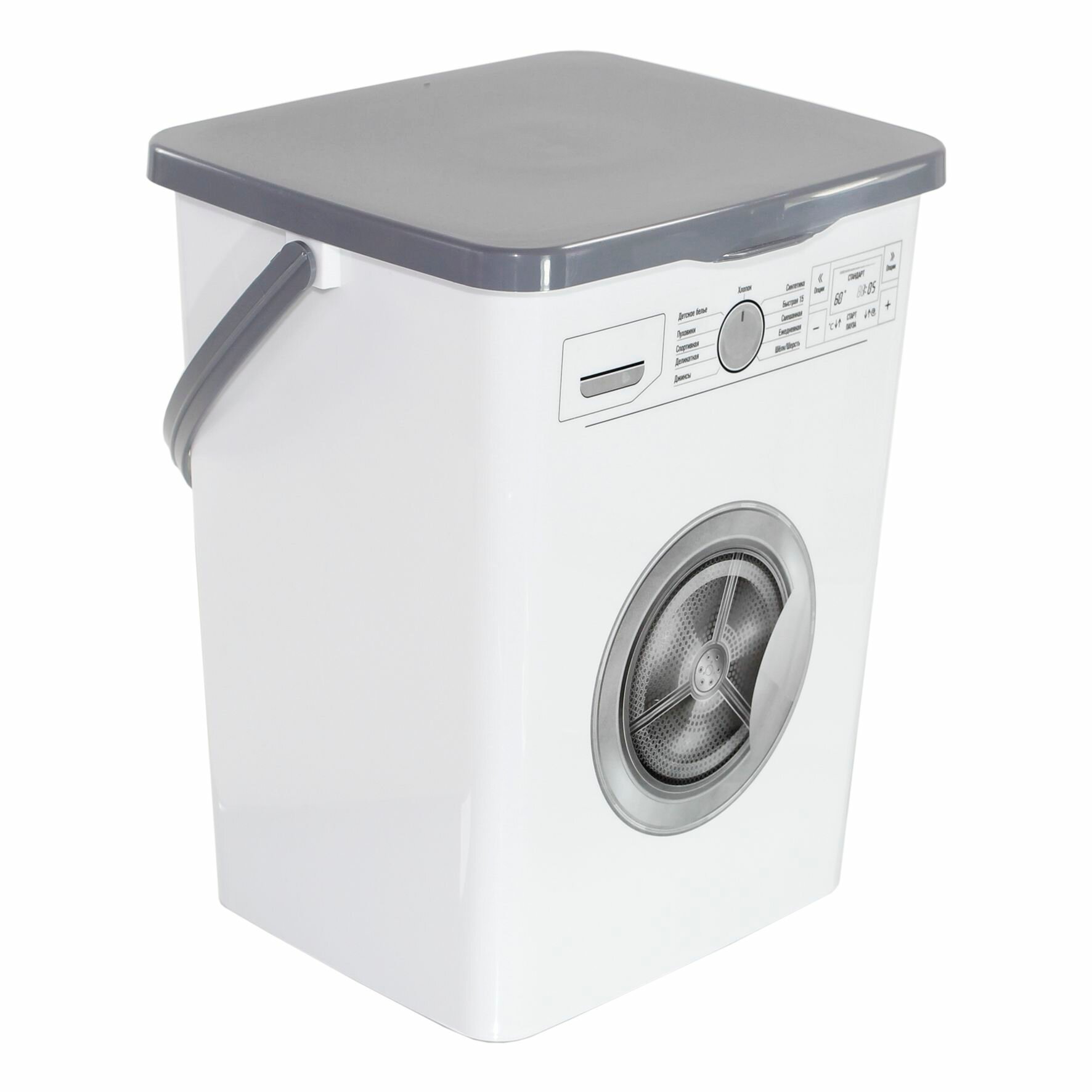 Контейнер для стирального порошка 8л белый/270;205x230/пластик