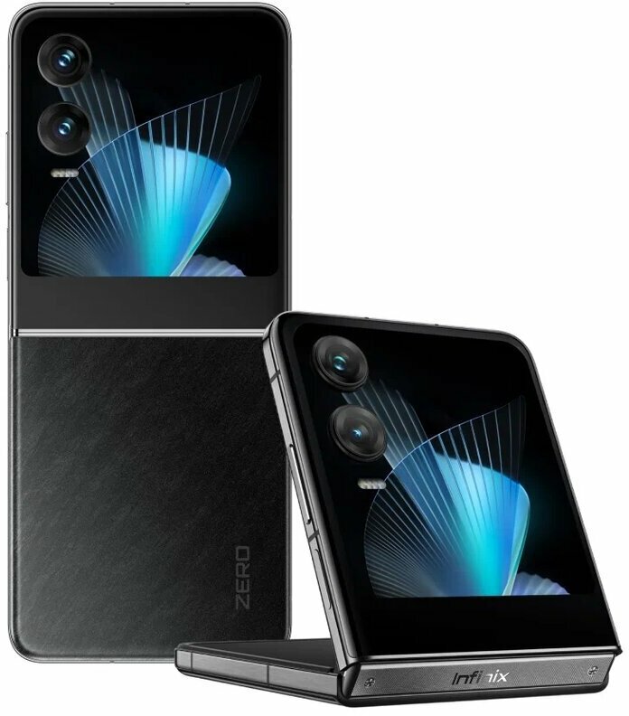 Смартфон Infinix Zero Flip X6962 512Gb 8Gb черный 3G 4G 2Sim 6.9" AMOLED 1080x2640 And14 50Mpix 802.