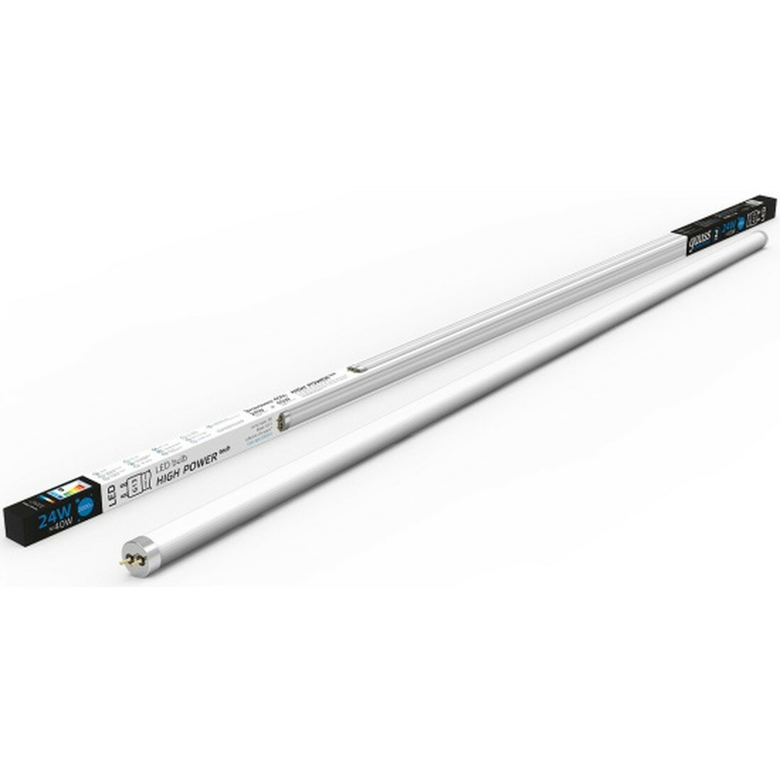 Светодиодная лампа Gauss Elementary T8 24W 2000lm 6500K G13 1200mm стекло LED 1/20