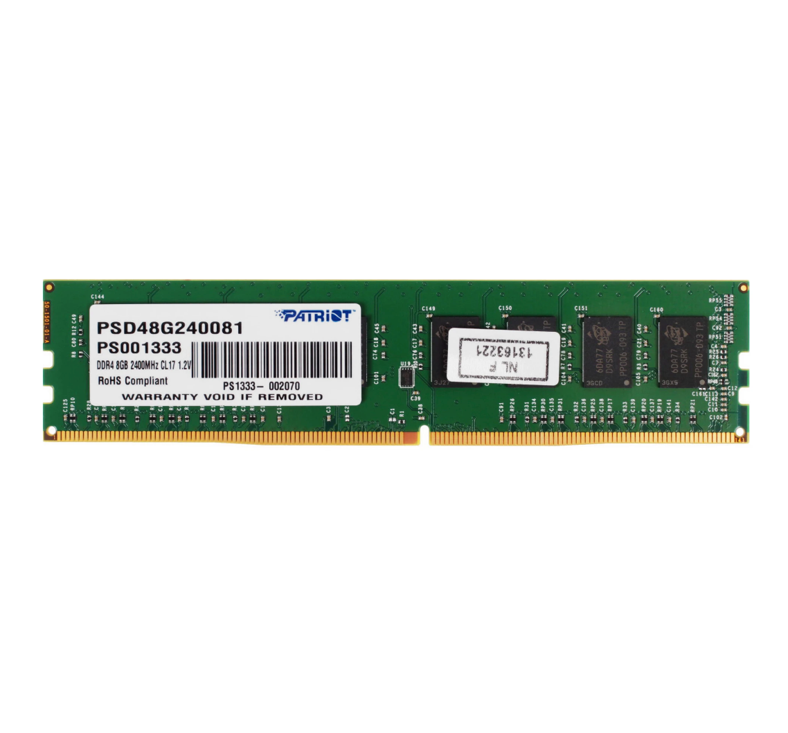 Оперативная память Patriot Memory PSD48G240081, DDR4, 2400 МГц, 8GB