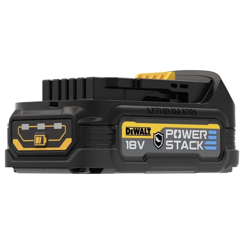 Аккумулятор DeWALT "POWERSTACK" Li-ion 18В 1.7А·ч DCBP034G-XJ — фото 1