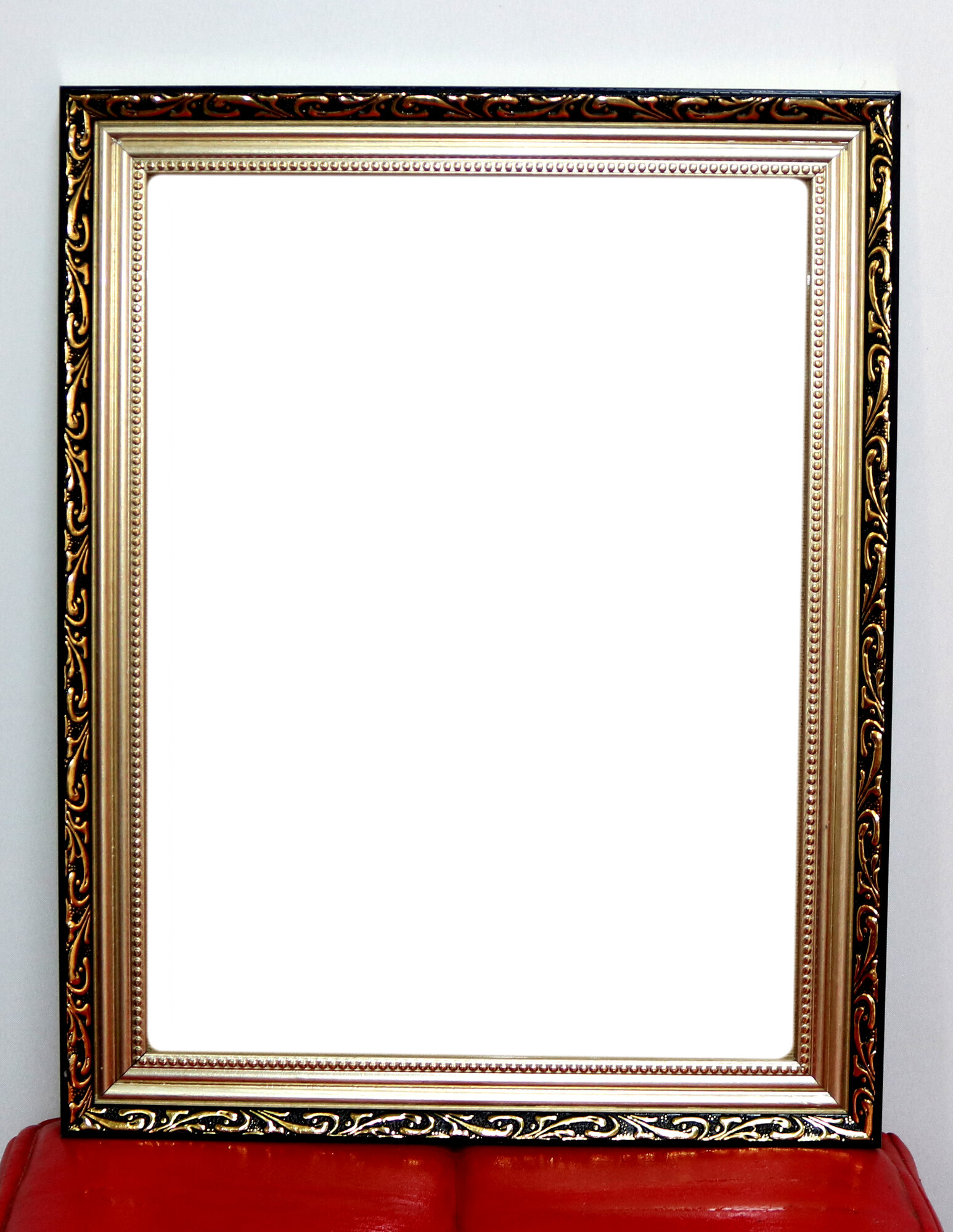 А3 Рамка, багет для фотографий, фоторамка, цвет золото-черный (бронза), с 2 креплениями