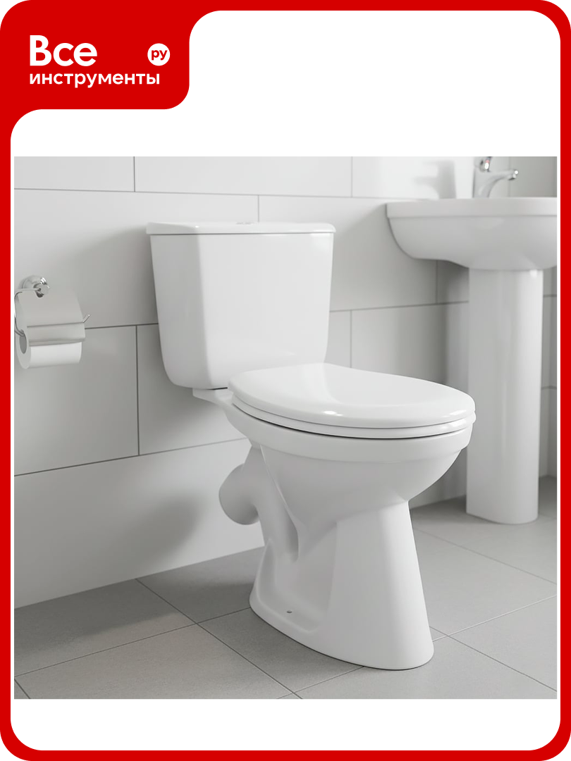 Унитаз-компакт Santek бриз 1. WH20.2.569 00000045275 1WH202569