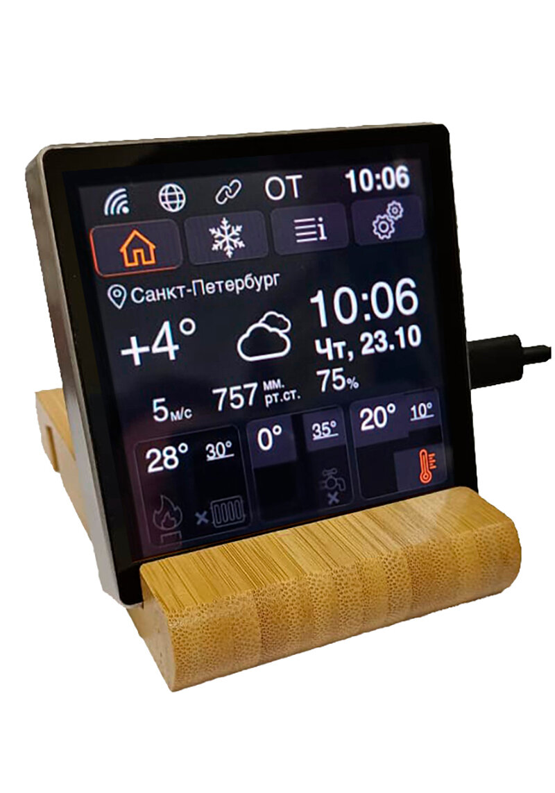 Панель управления RWI-4.0.1-WF (для контроллера BCG-1.1.3-WF NEVOTON)