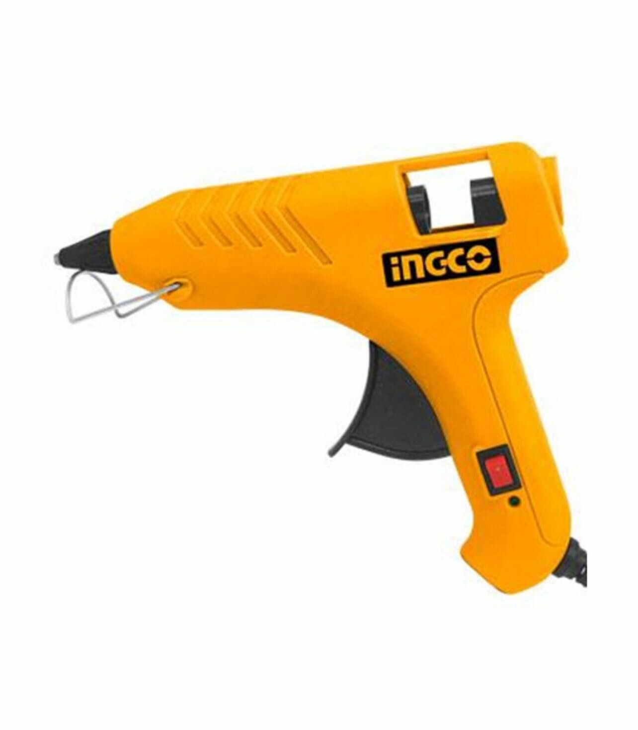 Клеевой пистолет INGCO GG6008 (термопистолет) 100 Ватт 11 мм термостойкий корпус подставка