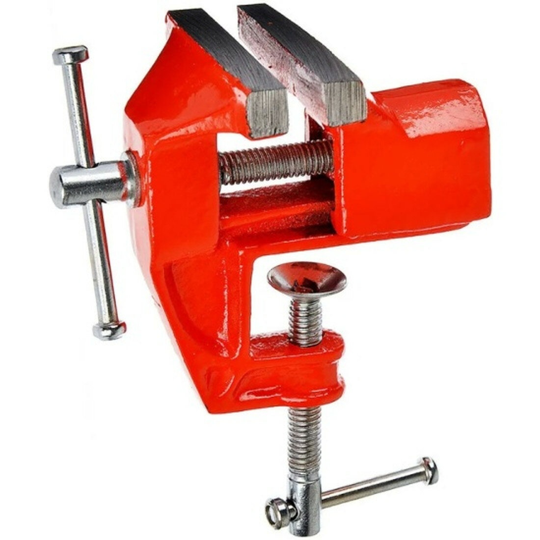 Тиски слесарные Ермак ширина зажима 70 мм