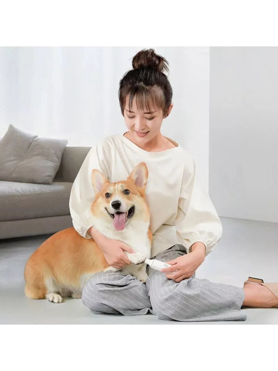 Электровелосипеды Xiaomi Pawbby Когтерезка для домашних животных, Pet Nail Grinder, белый