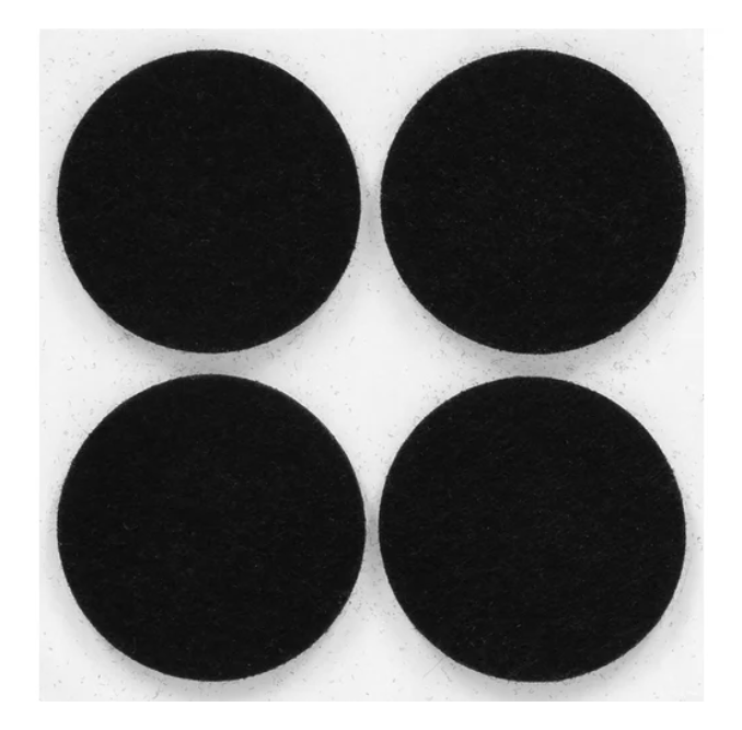 Протекторы защитные из фетра Vortex черные 38мм