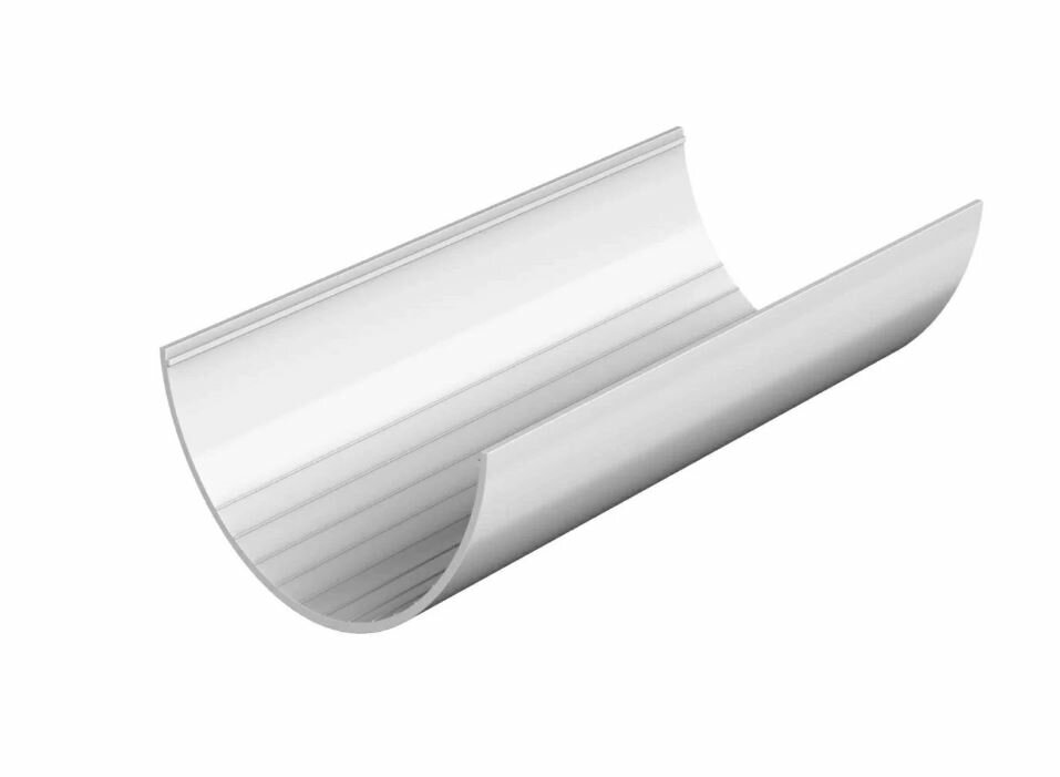 Желоб водосточный 15м технониколь ПВХ 125/82мм белый RAL 9016