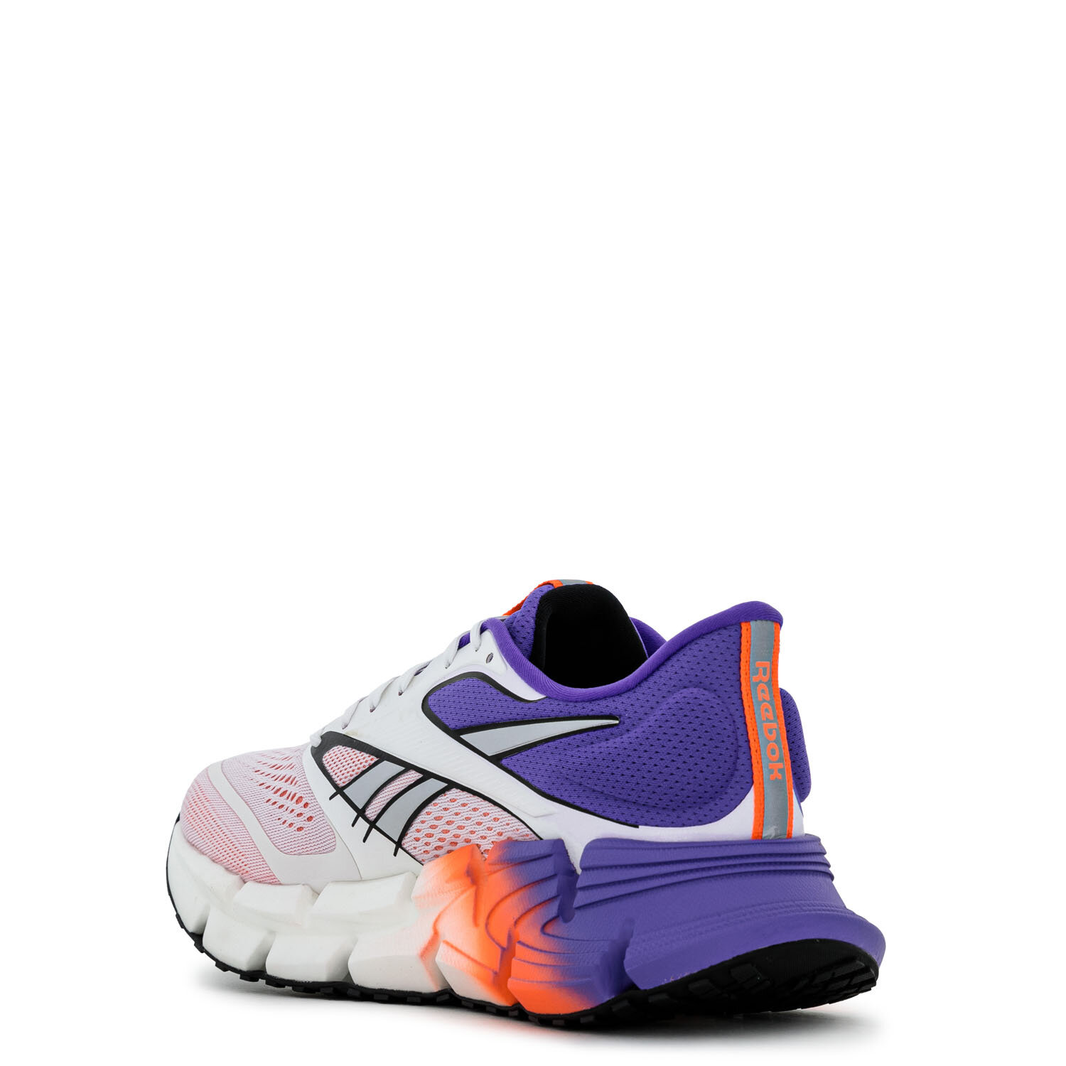Кроссовки Reebok FloatZig 2, размер 8 US, белый/фиолетовый/оранжевый — фото 1