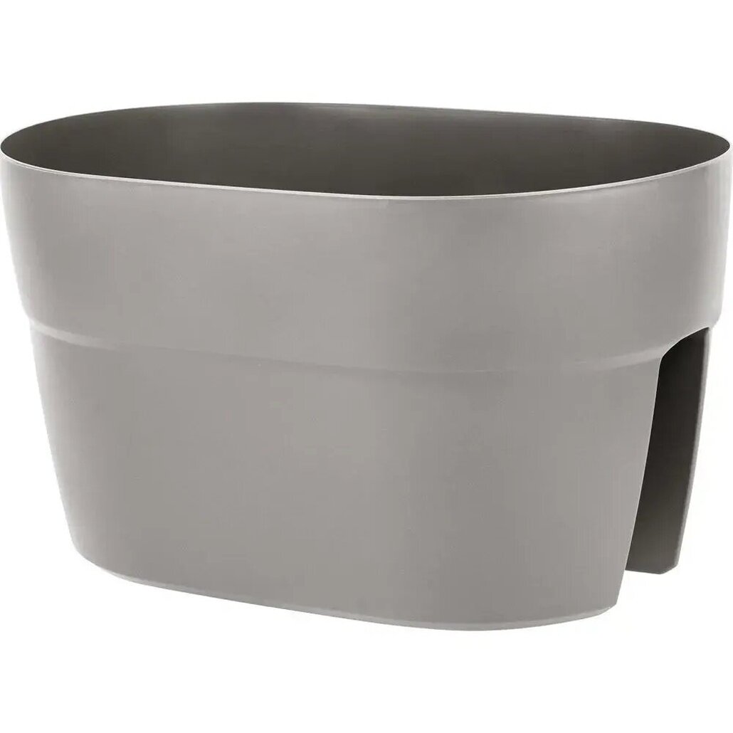 Ящик балконный на перила «Villa de Fiori» двусторонний 40 см 12 л фиксаторы пластик цвет в ассортименте