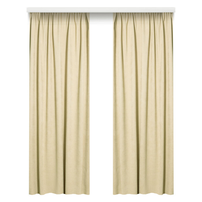 Портьера миртек SILK DIAMOND 180х280 1 шт коричневый полиэстер