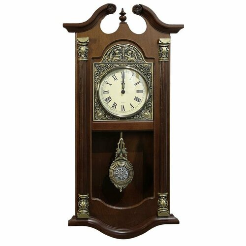 Часы классические настенные с маятником Селена