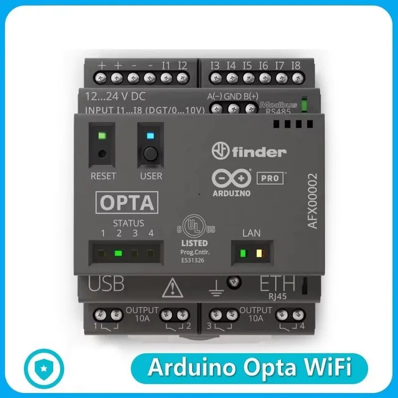 Программируемый логический контроллер Arduino Opta WiFi AFX00002 mini PLC