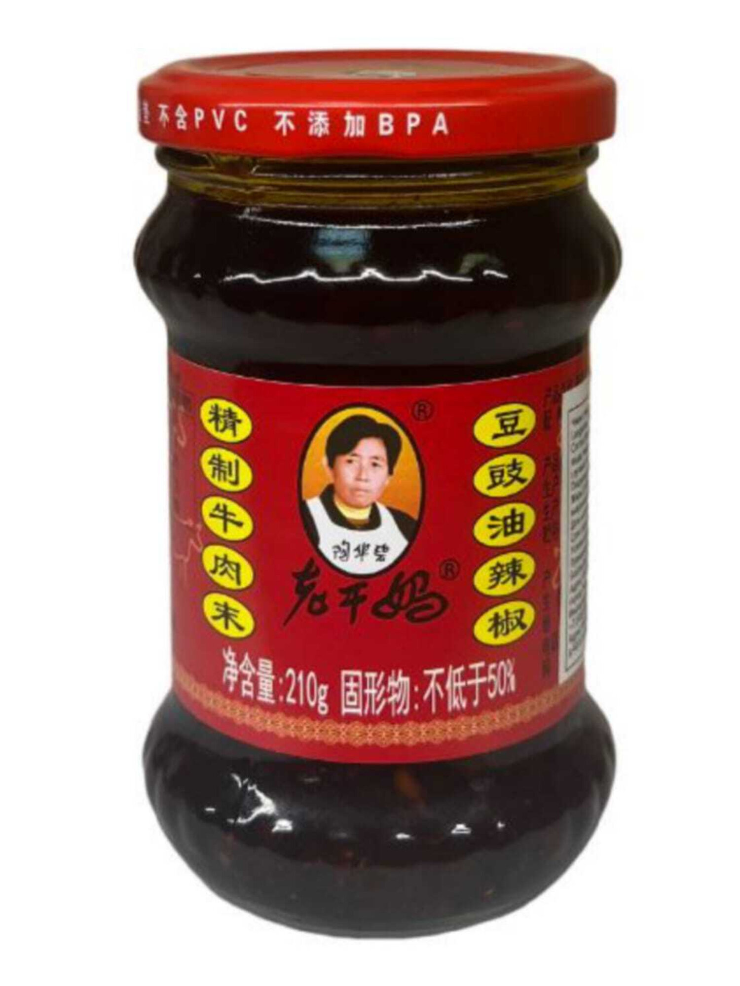 Соус Lao Gan Ma чили темпе с говядиной, 210 г