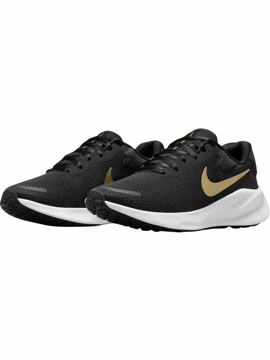 Кроссовки NIKE W Revolution 7, полнота F, размер 6.5 US, черный — фото 1