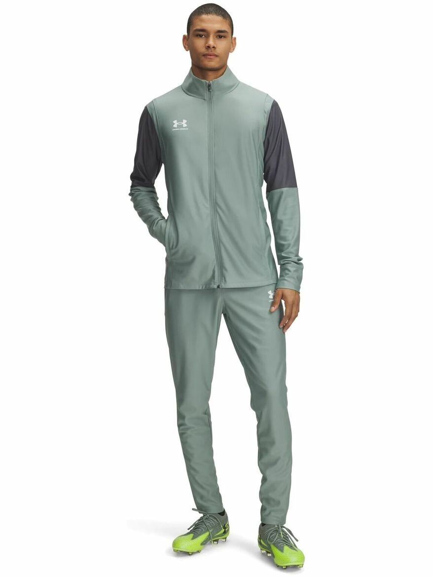 Костюм спортивный Under Armour M'S Ch. Tracksuit, размер MD, зеленый,
