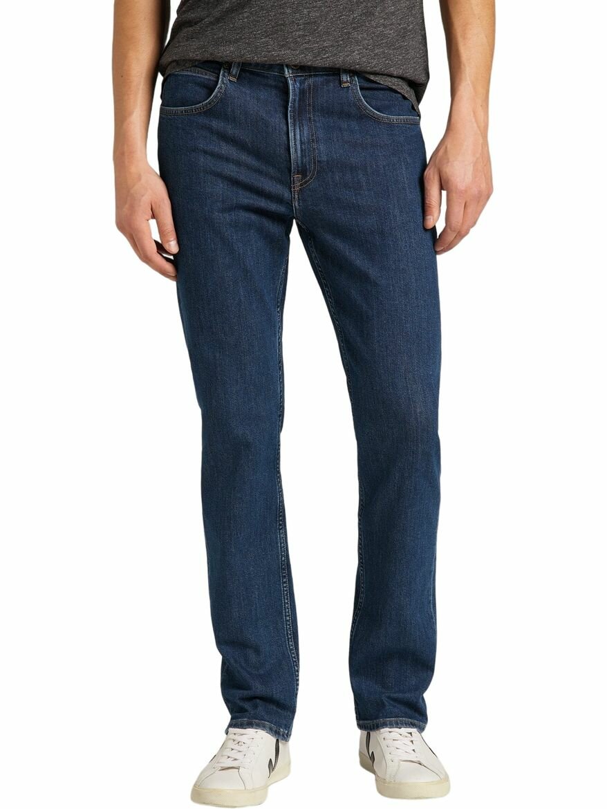Джинсы Lee Men Brooklyn Straight Jenas, размер 48/32, cиний