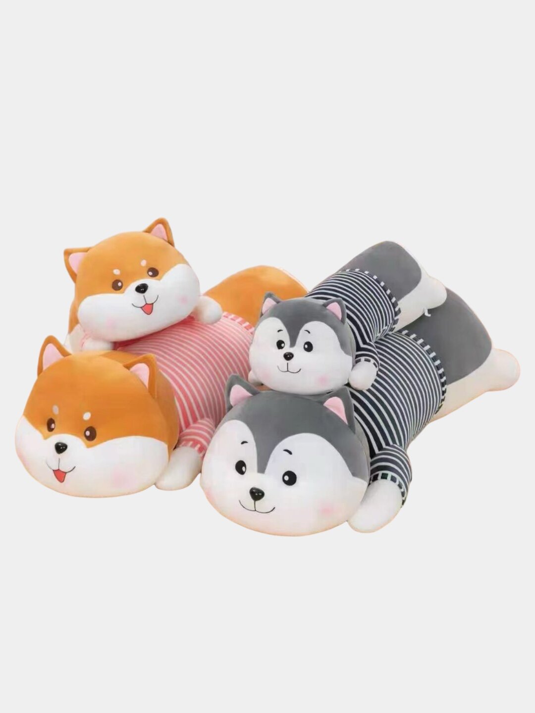 Мягкая игрушка Shiba Inu плюшевая 80 см милый щенок детский. Код. MY0031