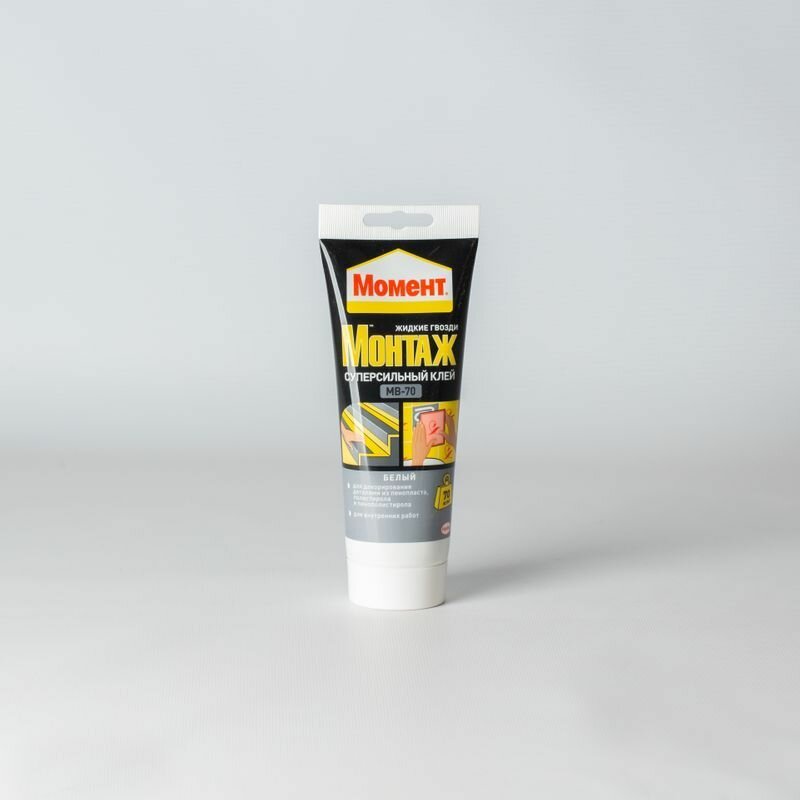 Клей Монтаж Суперсильный МВ-70 250г туба белый