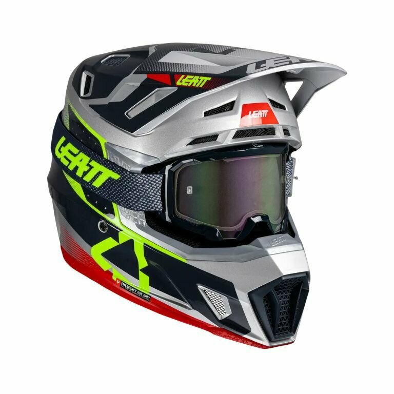 Шлем кроссовый Leatt Moto 7.5 Helmet Kit Steel V25 XL