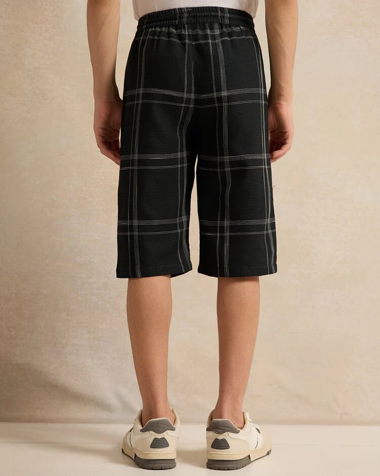 Шорты REDTAG, размер 9-10 лет, черный — фото 1