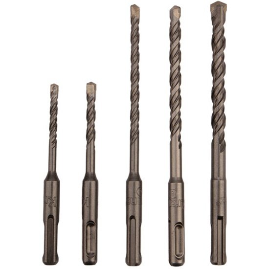 Kranz Набор буров по бетону 5-6х110х50 6-8-10х160х100мм 5 шт в пластиковой коробке SDS PLUS