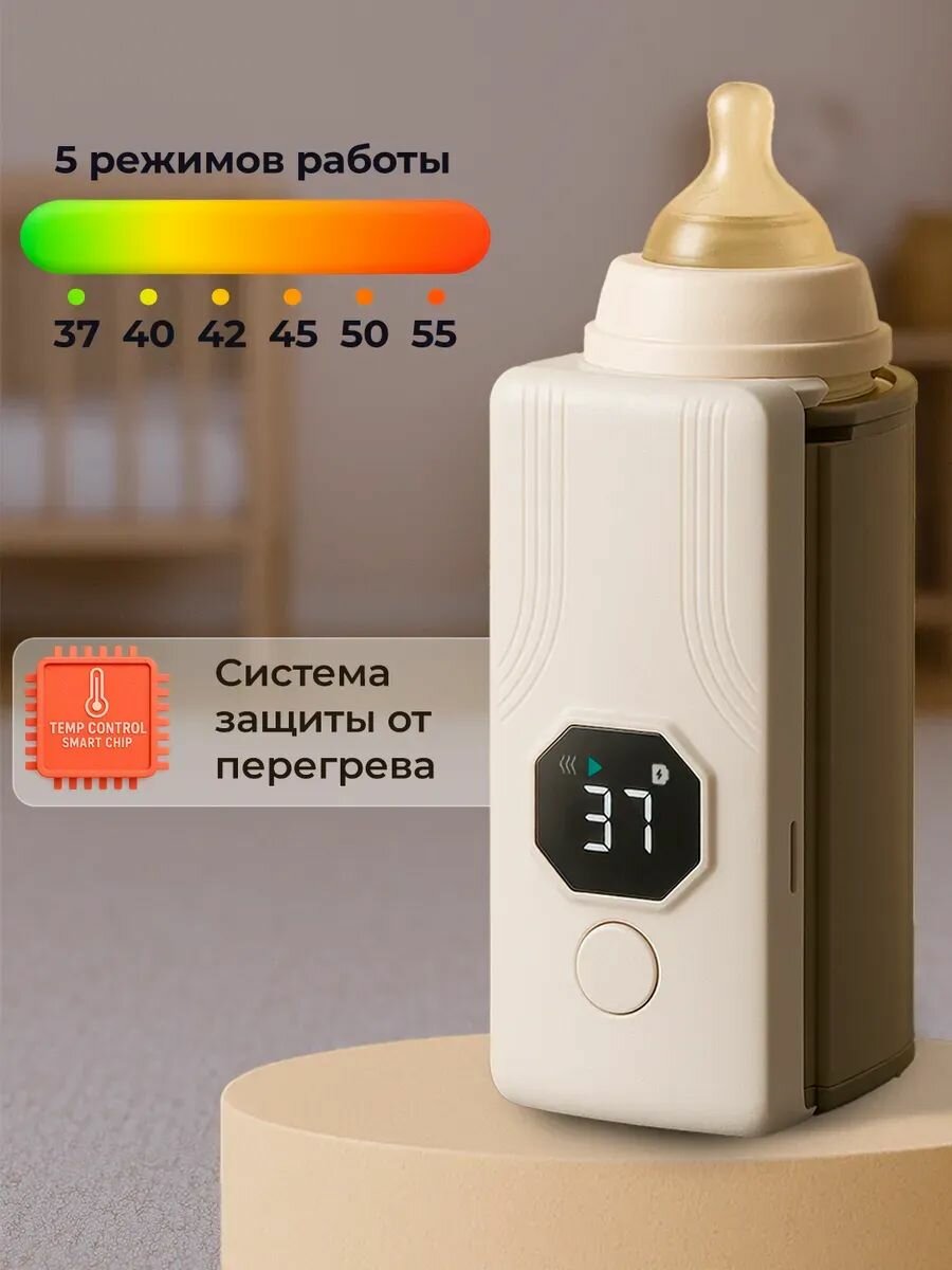 Изображение Портативный подогреватель для бутылочек детского питания
