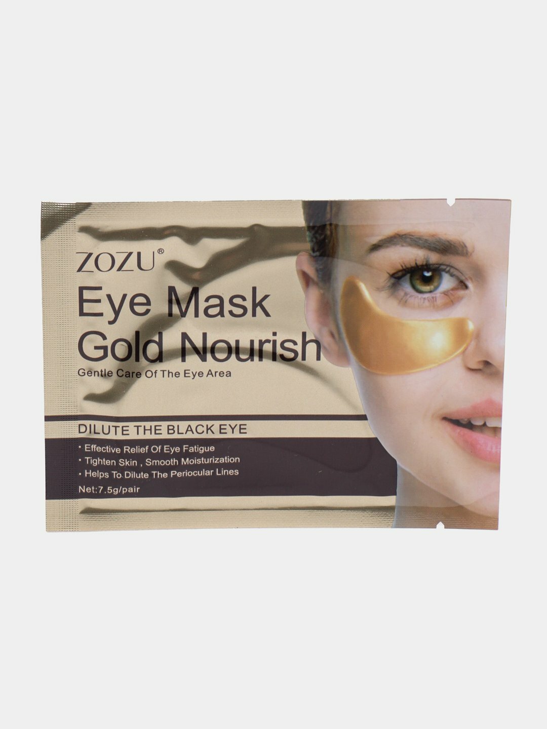 Патчи под глаза Sadoer "Gold Nourish", 1 шт