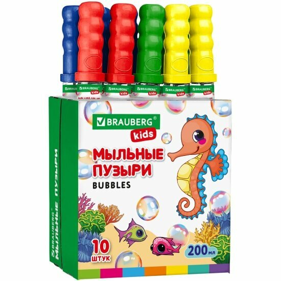 Мыльные пузыри Brauberg 200 мл "Волшебный меч" дисплей KIDS 666205