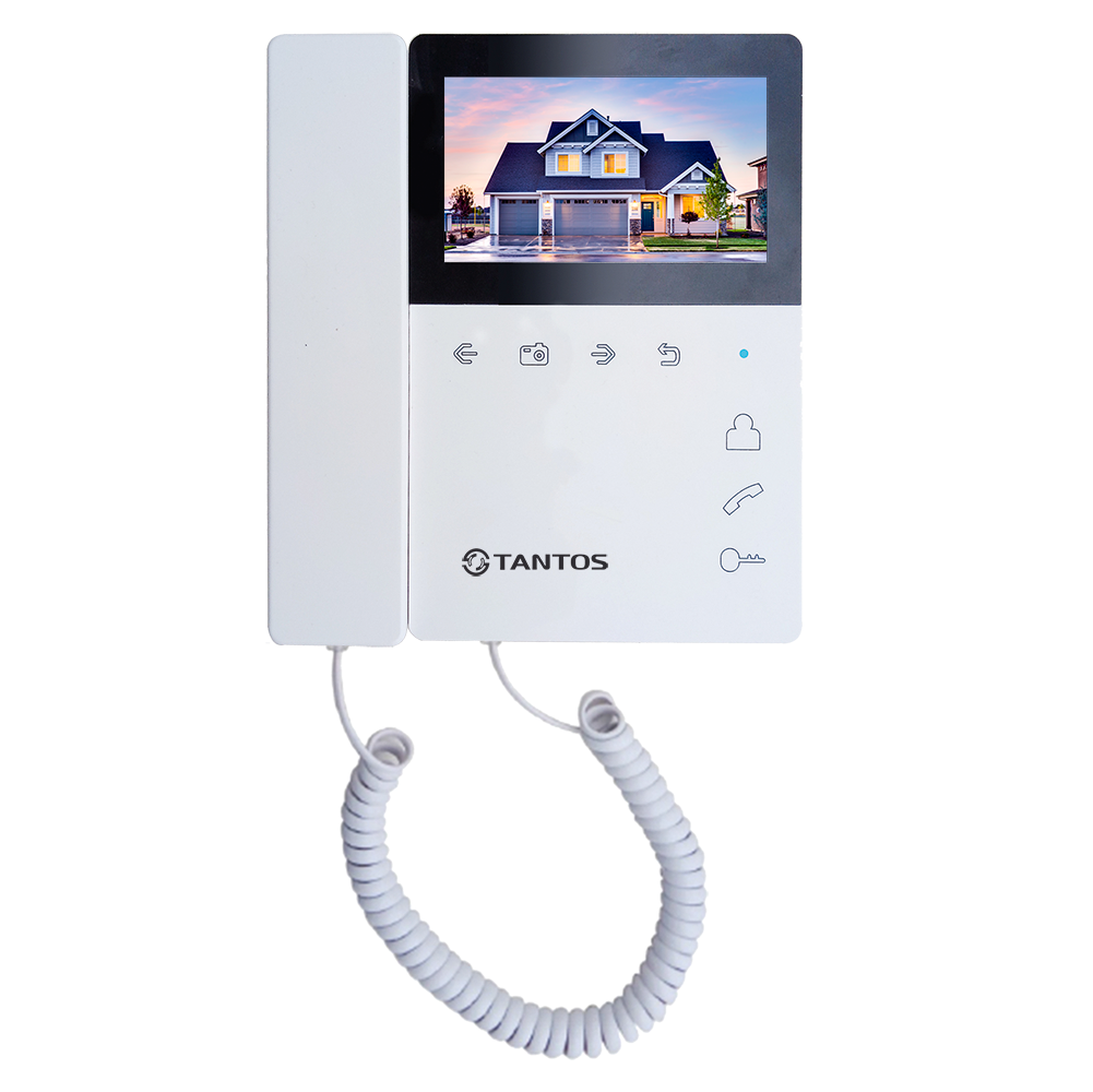 Монитор видеодомофона Tantos Elly-S с трубкой на магните 43