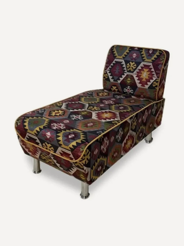 Изображение товара Кушетка микс 120х60х84 см, для углового дивана, мехико бордо велюр