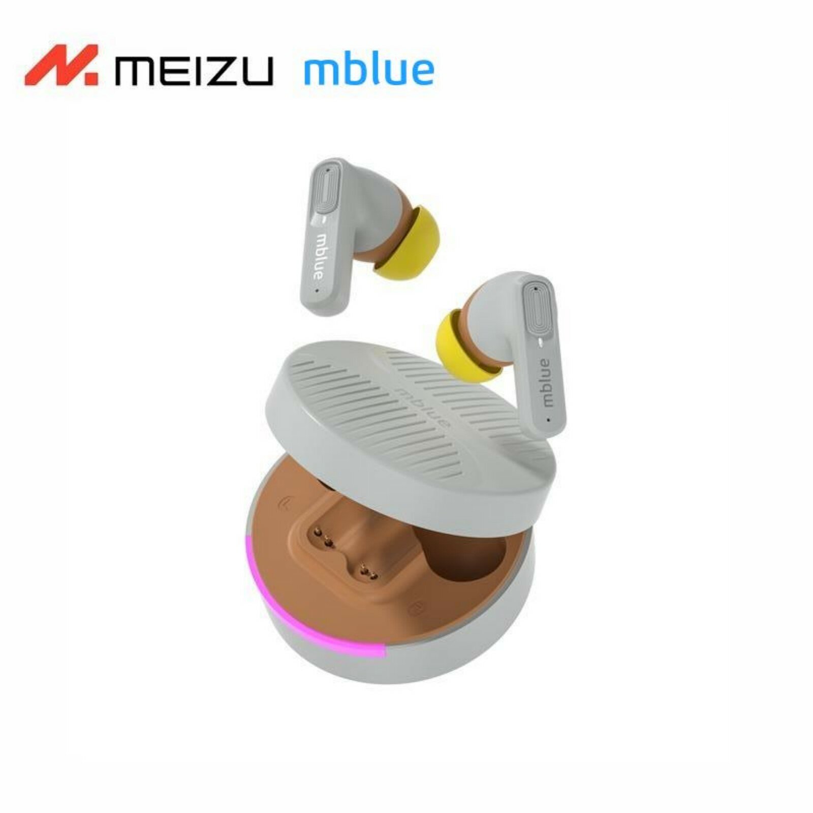 Наушники беспроводные Mblue AR03 PRO игровые активное шумоподавление ANC+ENC серые