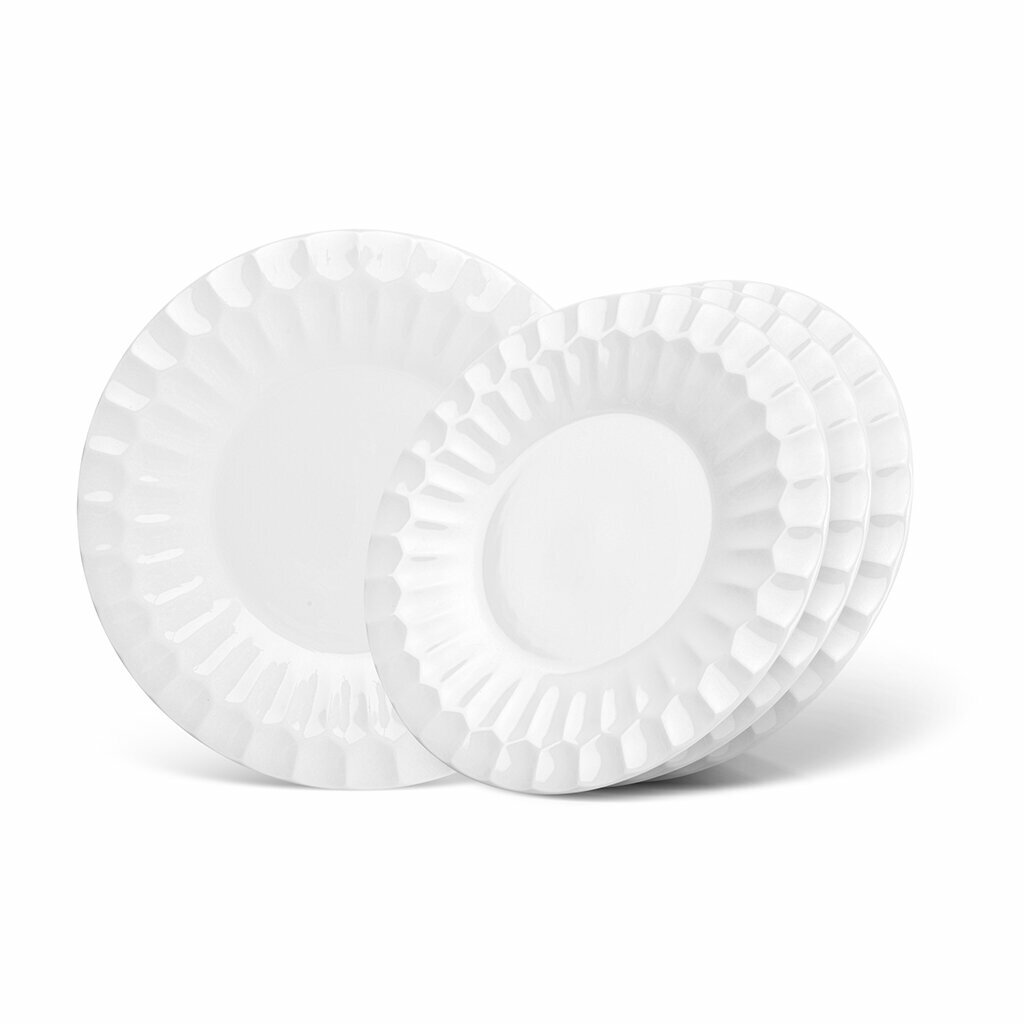 Фарфоровые тарелки 22 см / 4 шт Luana