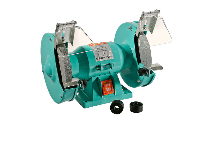 Точильный станок STURM BG60152U Потребляемая мощность - 280 Вт Диаметр диска - 150 мм Толщина диска - 16 мм