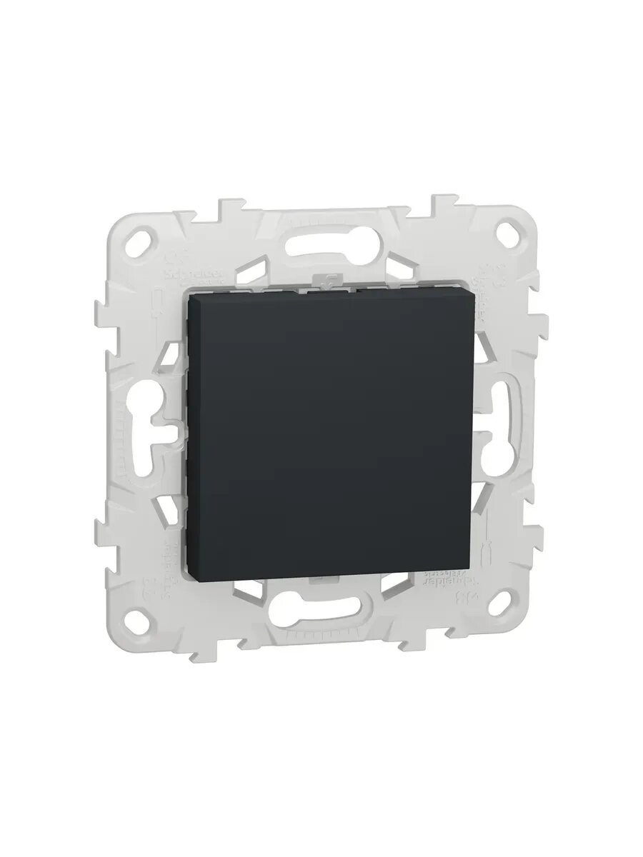 Заглушка 45х45 Schneider Electric Unica NEW антрацит NU586654