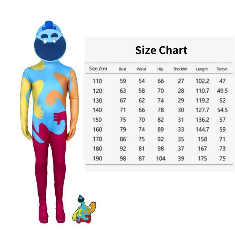 Costume монстр пеппи пати для мальчиков и девочек бренд не указан, идеальный для косплей вечеринок