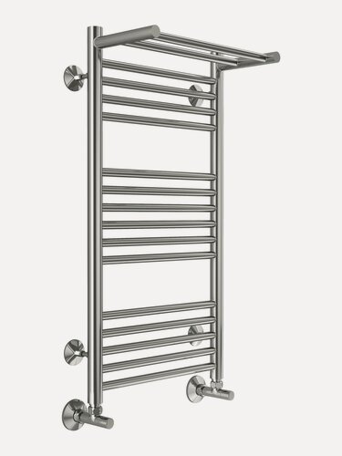 Изображение товара Полотенцесушитель TERMINUS Аврора П16 (ШВ 432x800) водяной, нерж. сталь, с полкой