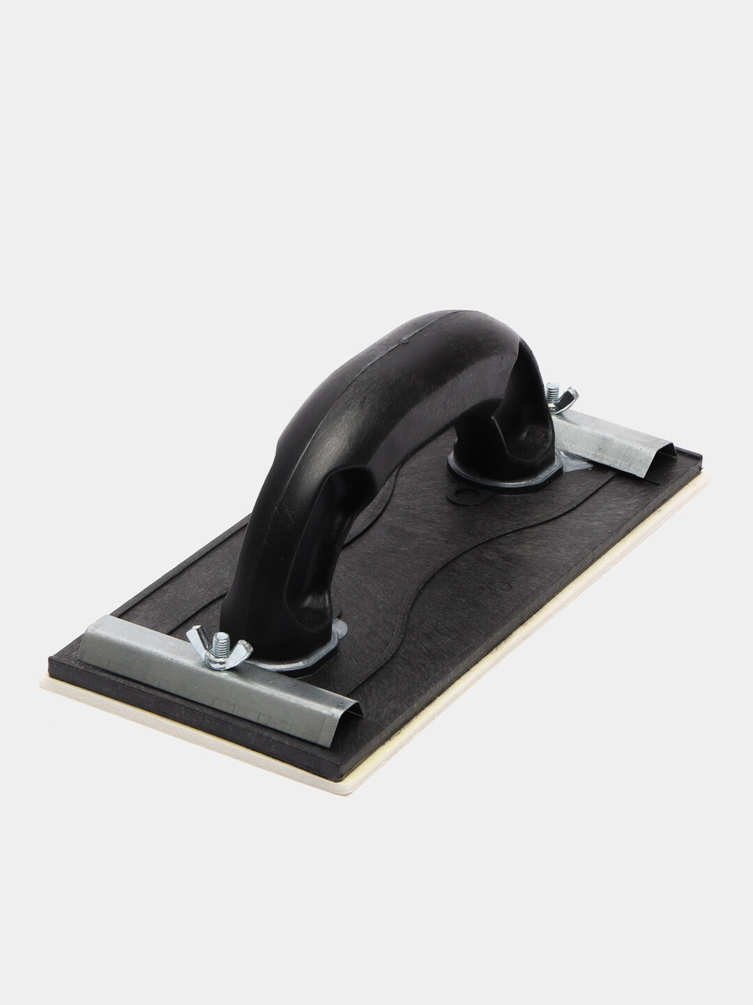 Терка брусок сеткодержатель на винтах для шлифования с металлическим фиксатором105х230мм