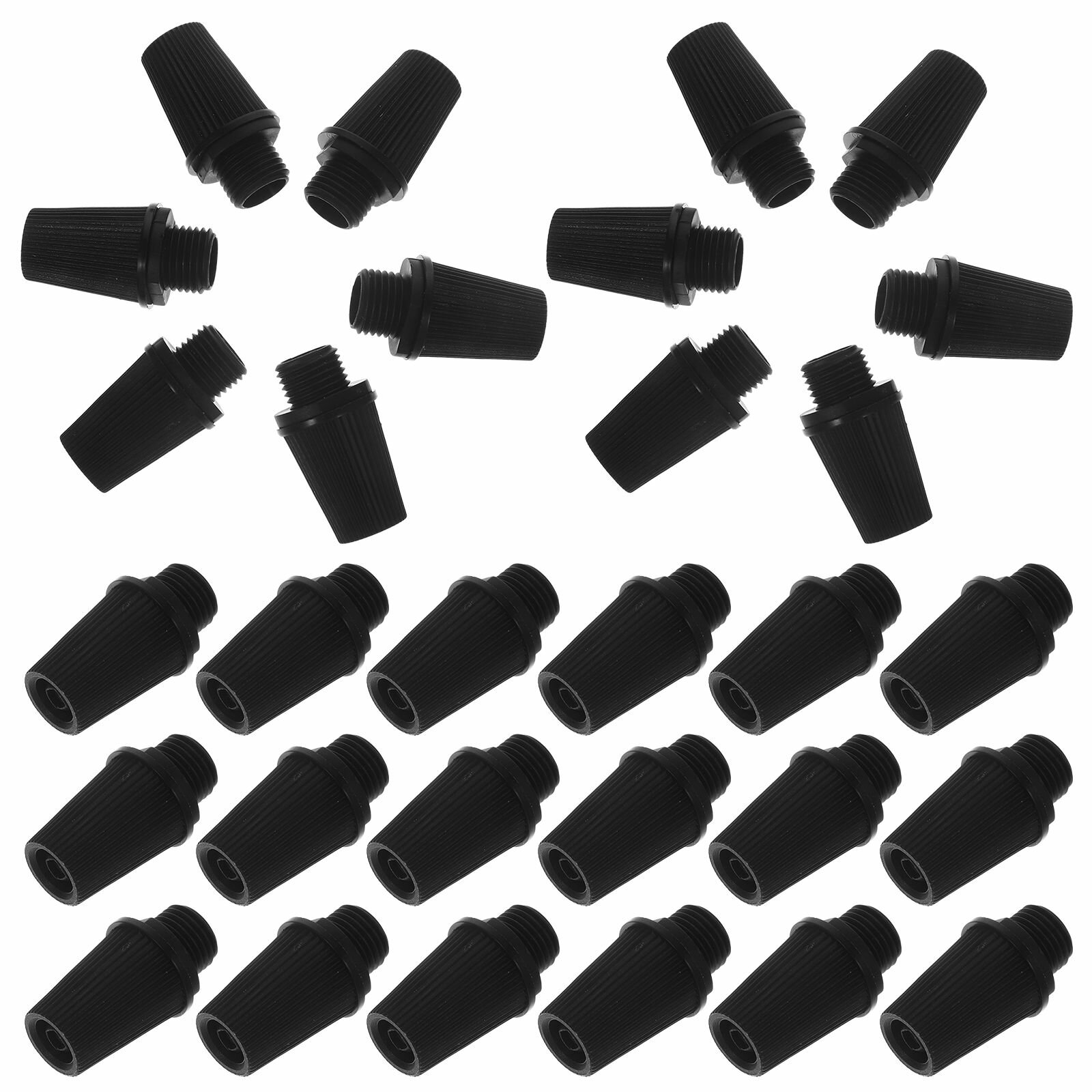 Кабельные зажимы из пластика черного цвета для подвесных светильников 50 штук для ежедневного использования