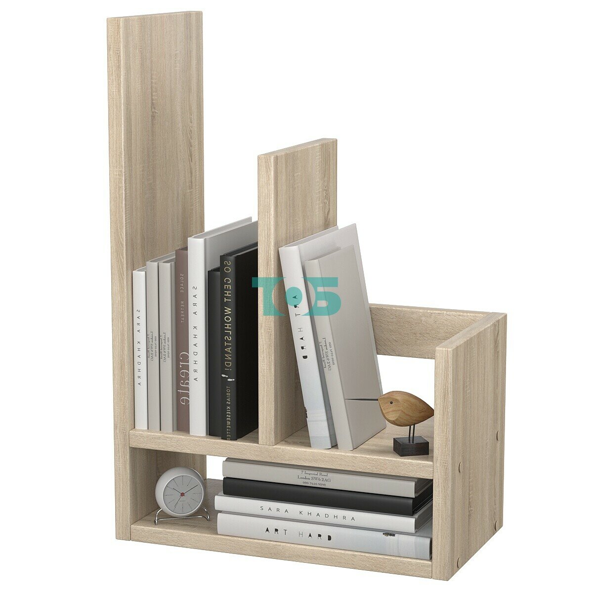 Полка настольная Вектор №6, Дуб Сонома — фото 1
