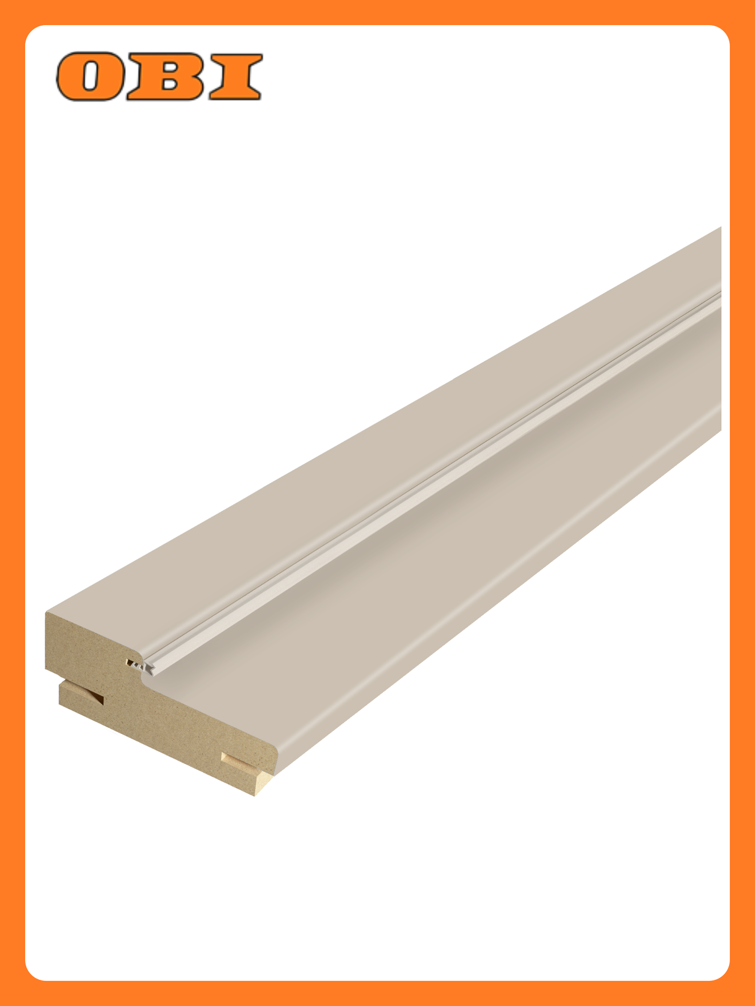 Коробка VELLDORIS Galant МДФ бежевая 74 см x 30 см 2.5 шт