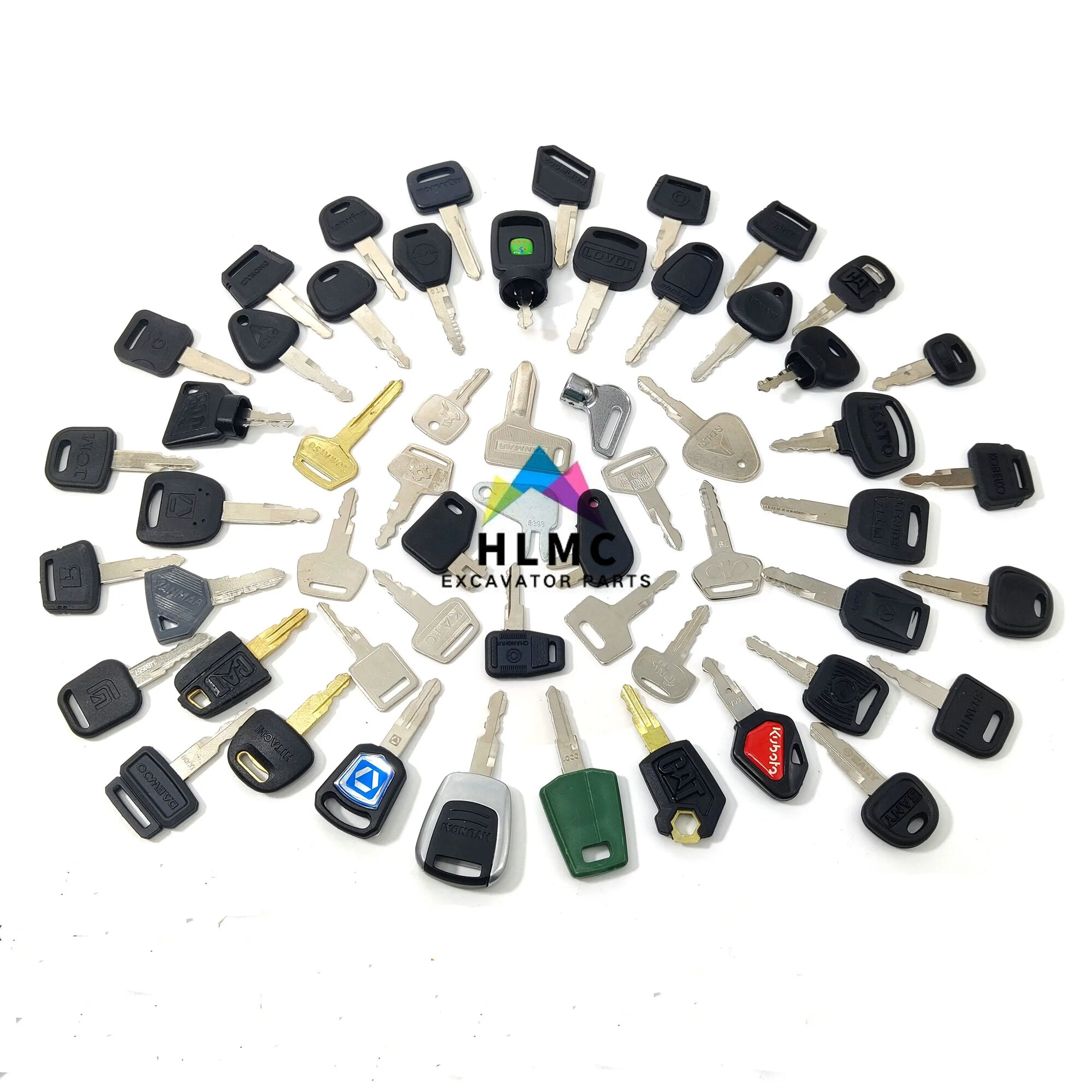 Запасные части для экскаватора набор ключей для строительной техники запасной ключ зажигания стартовый ключ