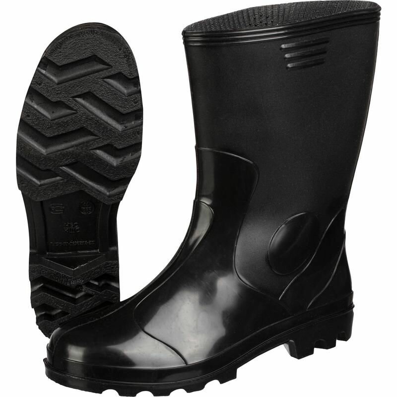 Сапоги рабочие мужские М-120 У ПВХ утепленные черные (размер 45)