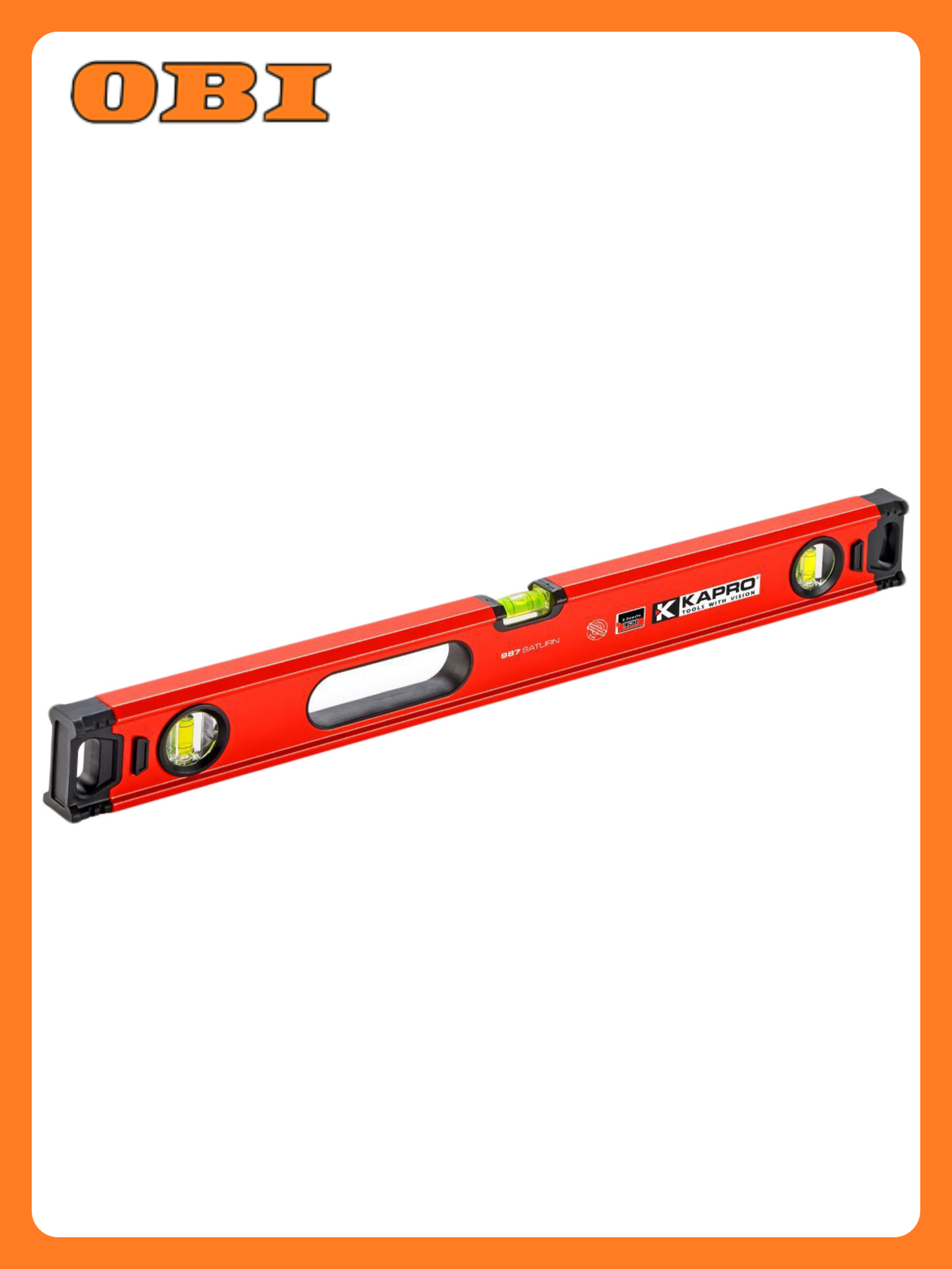 Уровень KAPRO SATURN 987 алюминиевый фрезерованная грань 1000мм