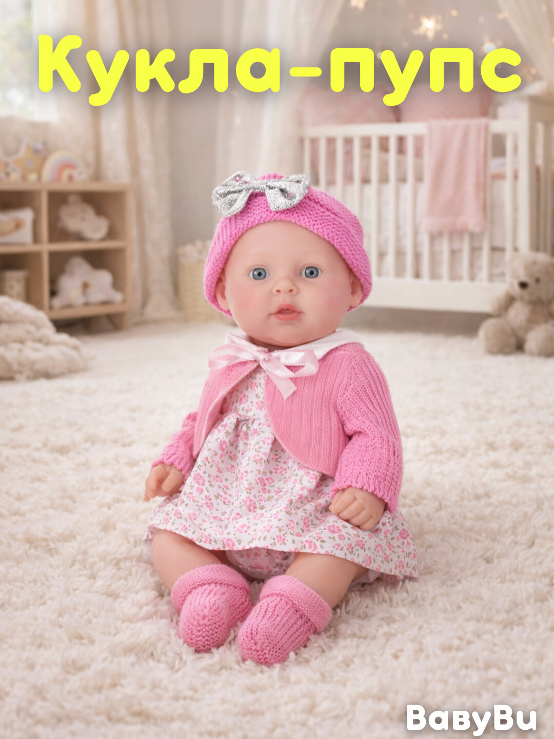 Детская игрушка пупс, кукла, игрушка для детей, кукла-пупс, Бэбибон