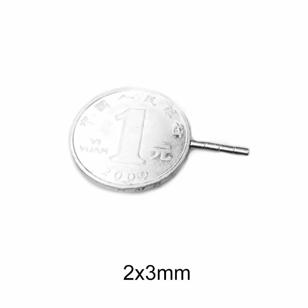 Магниты дисковые N35 2x3 мм, 100PCS